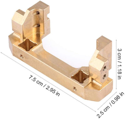RC Frontstossstange, RC Fahrzeug Messing Stossstangenhalterung Front Servo Stossstangenrahmen Kompat