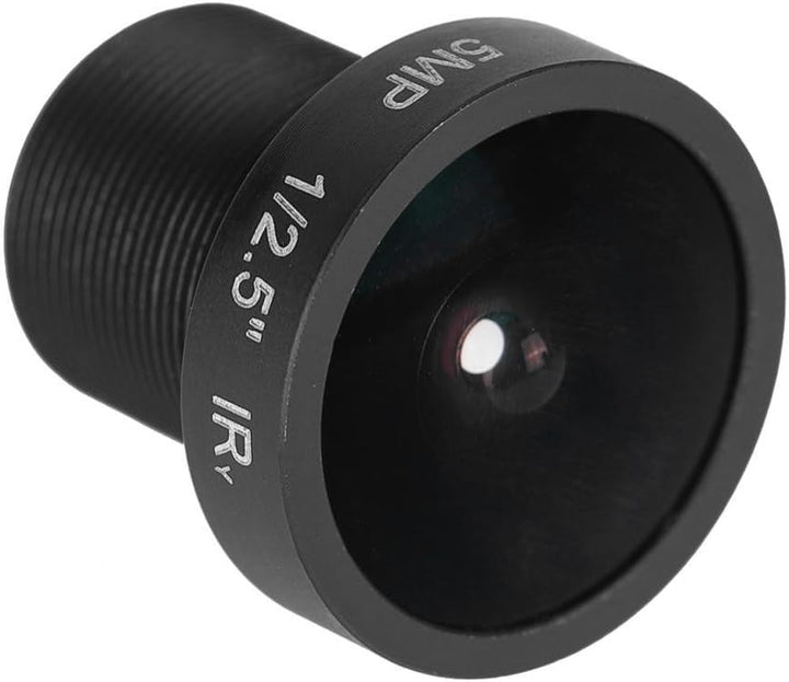 ASHATA 2,1-mm-Kameraobjektiv, 180-Grad-Weitwinkel-Ersatzobjektiv, HD-IR-CCTV-Objektiv für IP-Überwac