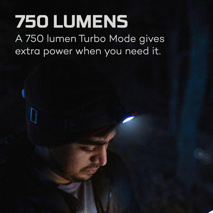 NEBO Einstein 750 Lumen Scheinwerfer | Schwarz, batteriebetrieben, wasserundurchlässig | 5 Lichtmodi