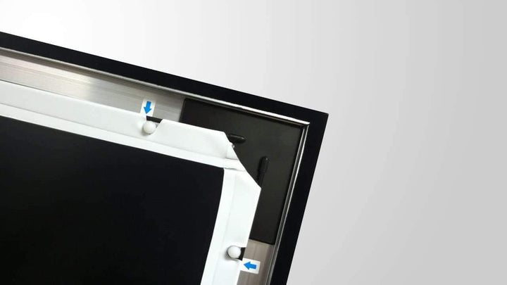 Silver Ticket Products STR Series STR-235138 Heimkino-Projektionsleinwand mit festem Rahmen, 4K/8K U