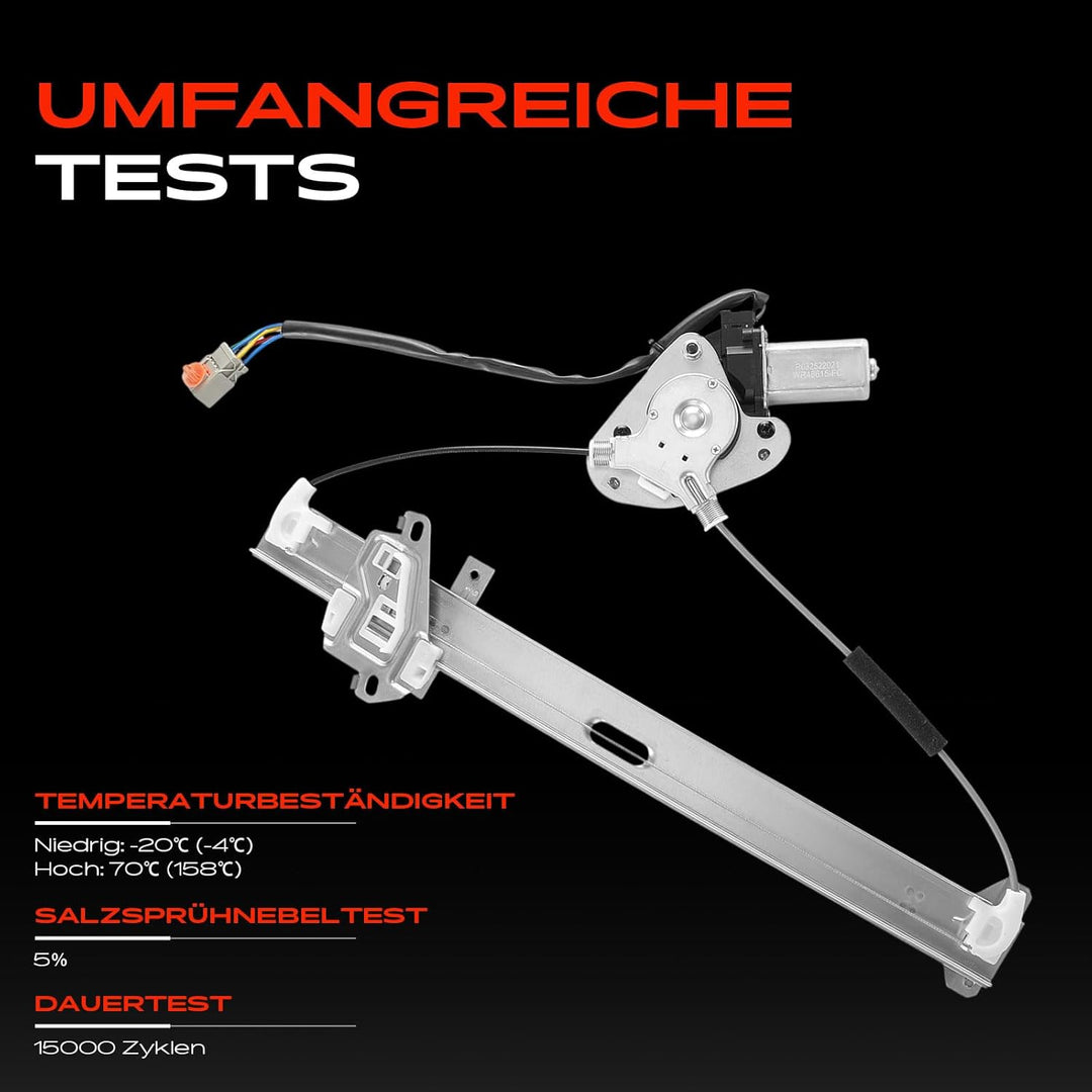 Frankberg Fensterheber Mit Motor Vorne Links Kompatibel mit Jazz II GD Schrägheck 1.2L 1.3L 2002-200