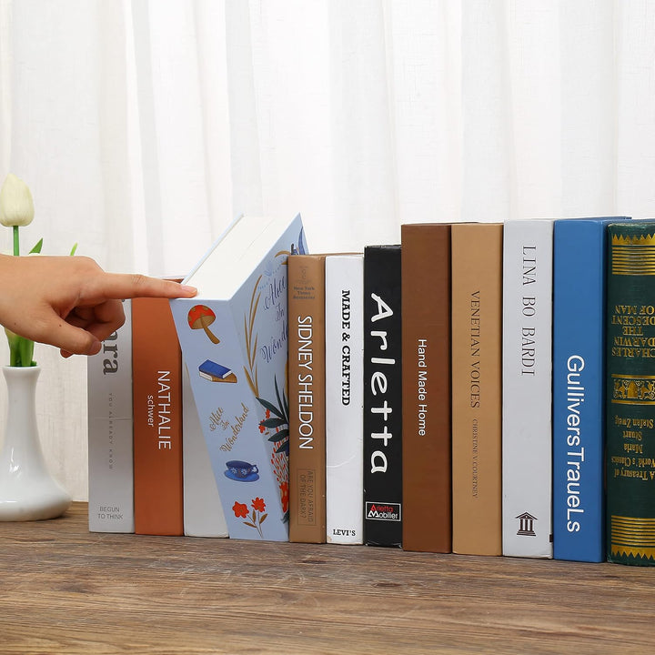 Alice in Wooderland Diversion Book Safe mit echten Seiten, Kombinationsschloss-Box, versteckter Safe