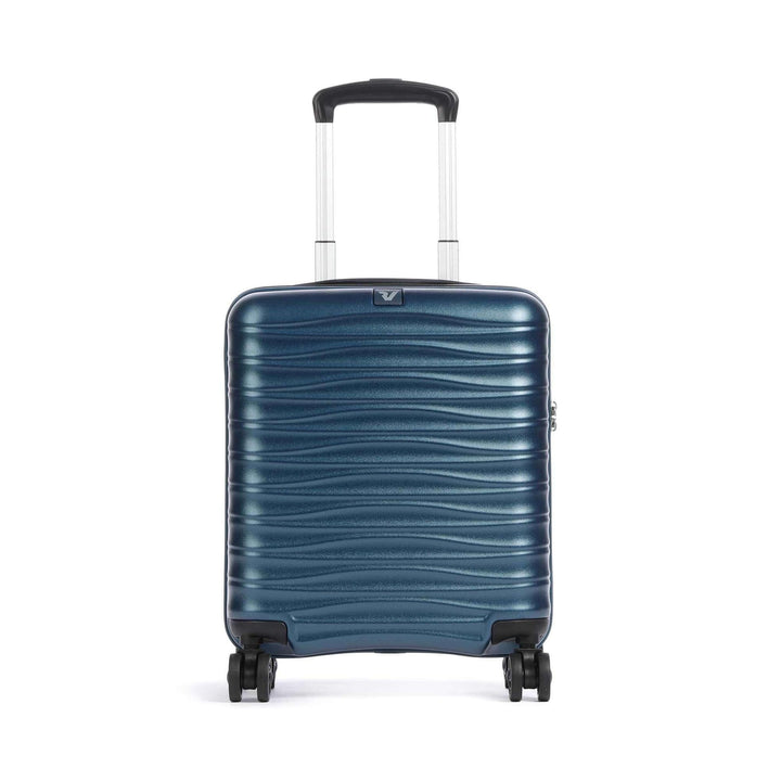 RONCATO Wave - 4-Rollen-Kabinentrolley 45 cm (Easyjet Handgepäck) denim Petrol Cabina 45, Petrol Cab