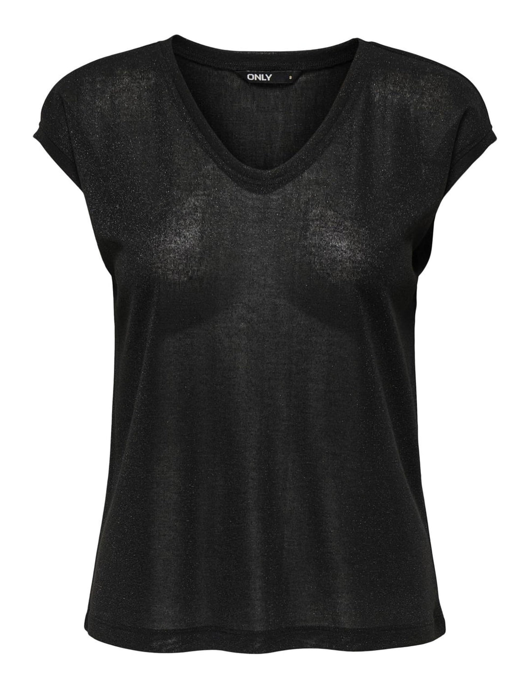 ONLY Vic Short Sleeve Top 40 (Packung mit 4) Schwarz, 40 (Packung mit 4) Schwarz