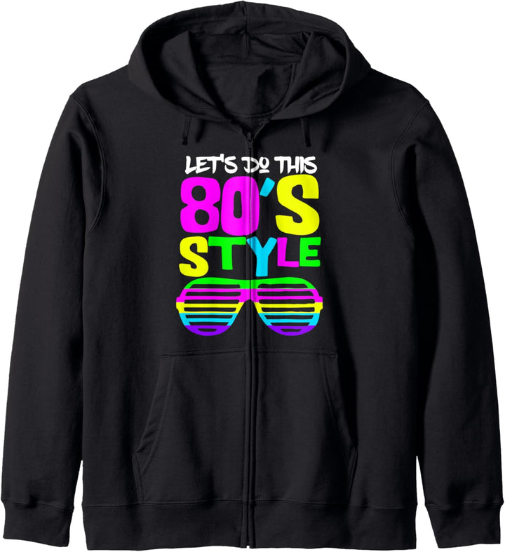 Lets do this 80s Style Style Men I Love Testbild Kassette Kapuzenjacke