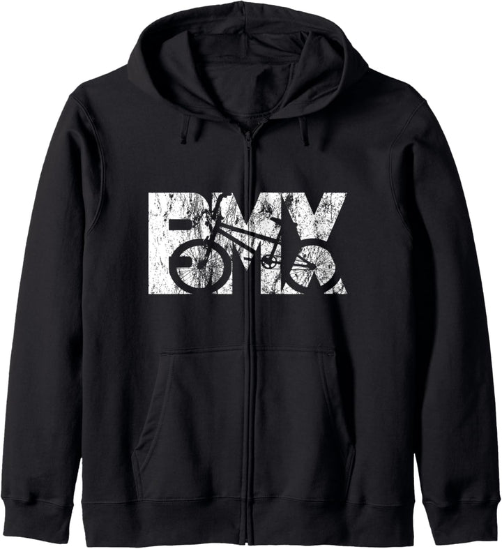 BMX Vintage Fahrrad Fans Kinder Geschenk Jungs Jugend Kapuzenjacke