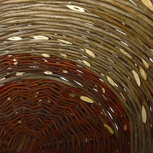 Weidenprofi Robinienkorb, Erntekorb aus Robinie und Weide, rund mit Henkel, ca. Ø 55 cm x 40/45 cm h