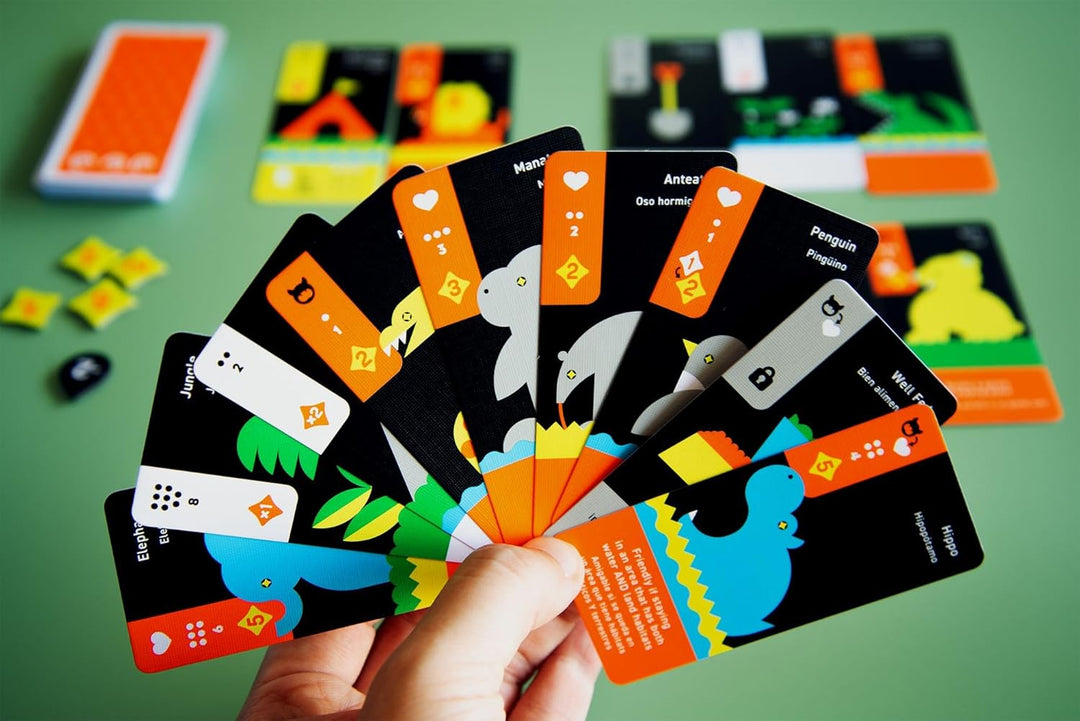 Oink Games "Moving Wild • Strategic &amp; Creative Card Game for Family &amp; Friends • Wildlife-Themed Fami