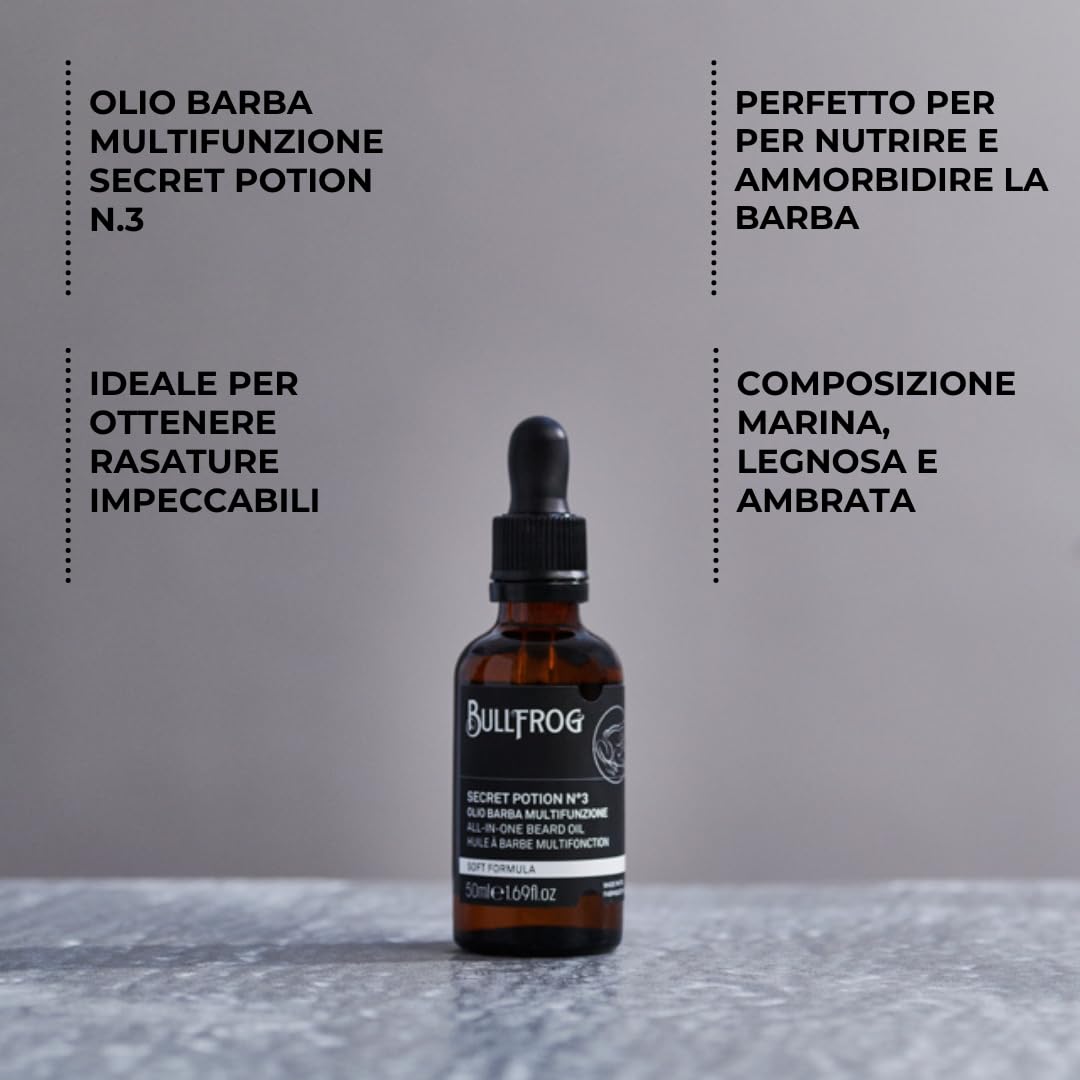 Bullfrog Secret Potion #3 All-In-One Bartöl 50 ml Angereichert mit vielen nahrhaften Zutaten