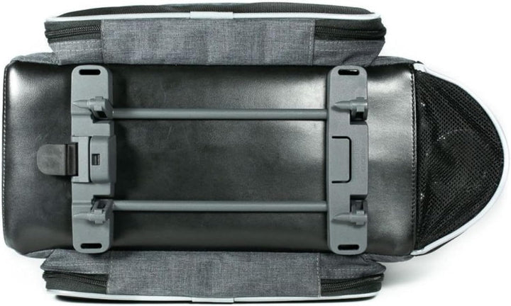 Haberland Unisex – Erwachsene Flexibag Top Gepäckträgertasche, Schwarz, 40 x 24 x 22 cm