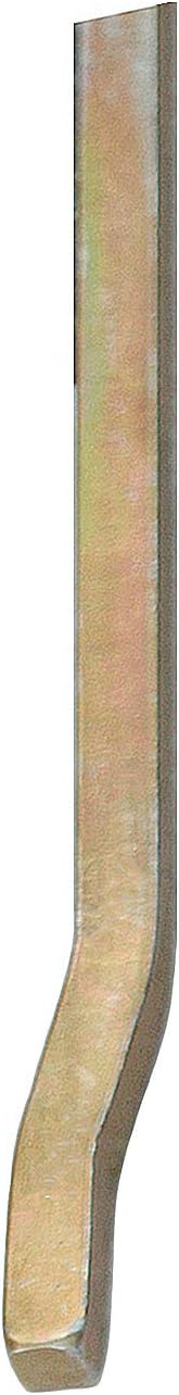 KeyMet Set Tortreibriegel Torverschluss Türtreibriegel Stangen 2540 mm Vierkant 14 mm Gelb
