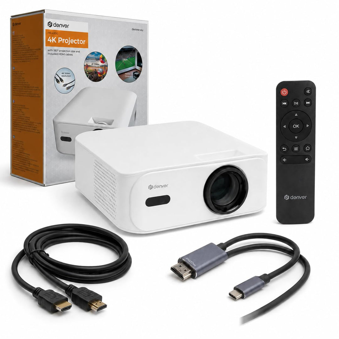 Denver Mini Beamer, Projektor, Mini Projector, 400 ANSI, LED, Bluetooth