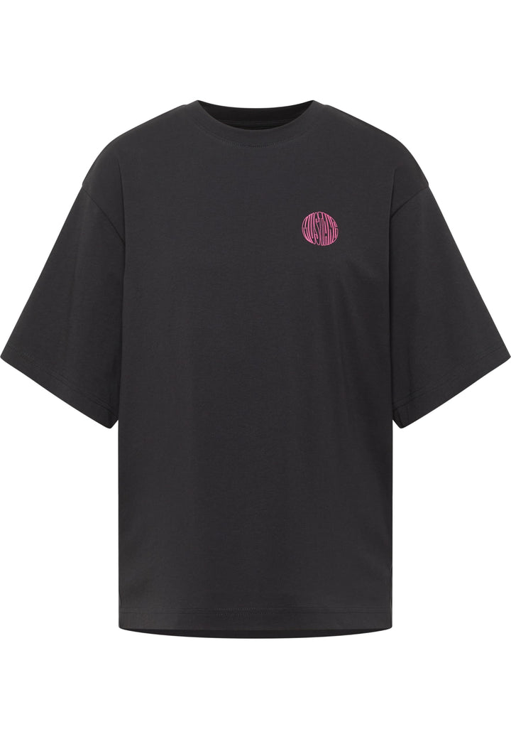 MUSTANG Damen Style Welby T-Shirt S Jet Black 4188, S Jet Black 4188