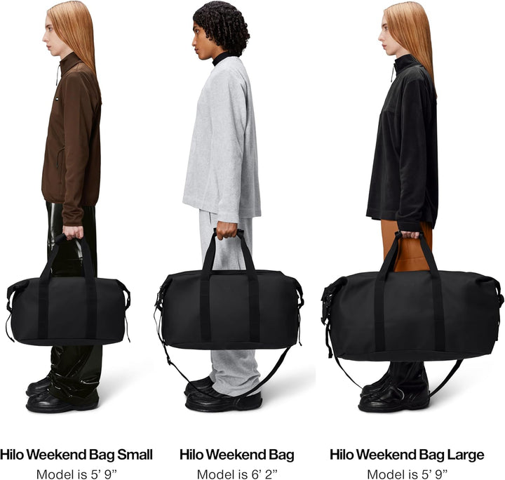 RAINS Hilo Weekend Bag - wasserdichte Reisetasche Blau, Blau