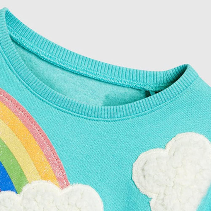 Mädchen Pullover für Kinder Langarmshirt Baumwolle Sweatshirt Winter Kleidung Langarm Tops 1-7 Jahre