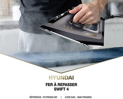 HYUNDAI Swift 4-2400 Watt Bügeleisen 350 ml inkl. Bügelunterlage