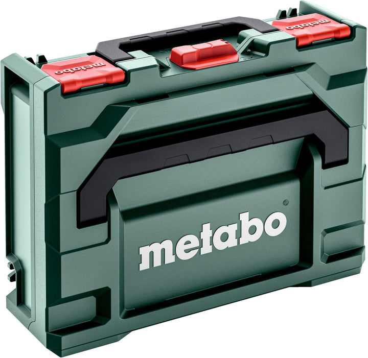 metabo metaBOX 118 leer - Werkzeugkoffer stapelbar, IP43 Schutz, robust & bruchsicher, 8,4L Volumen,