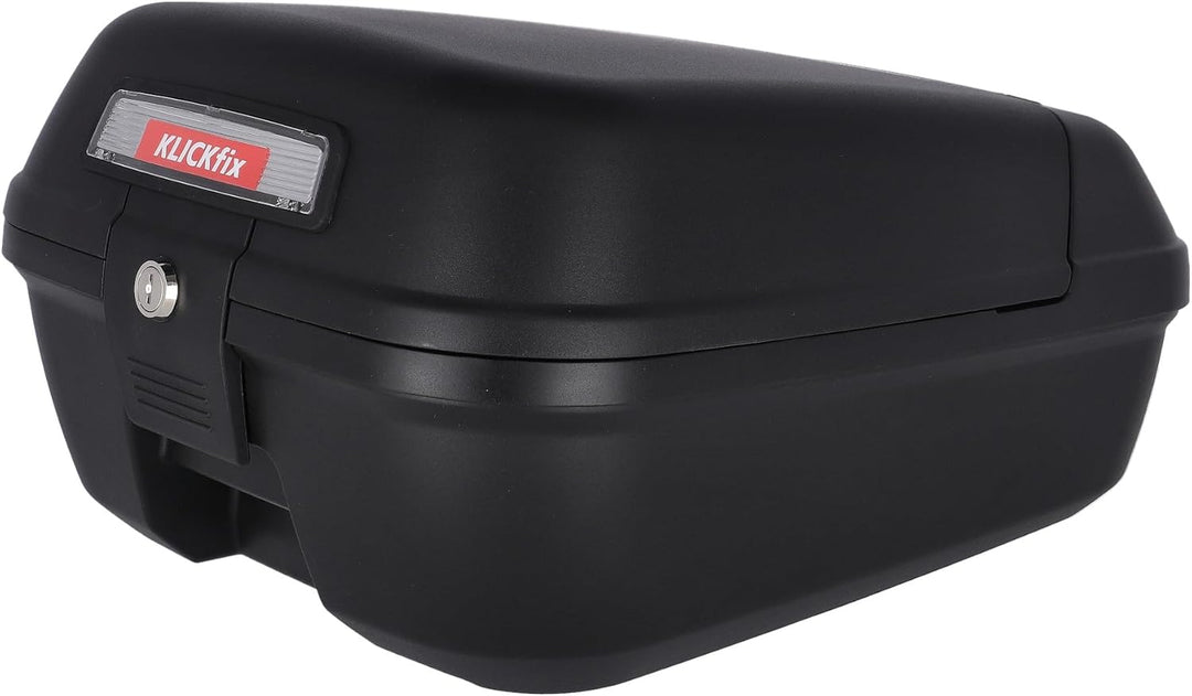 KLICKFix Unisex-Adult Citybox für Racktime Fahrradbox, Schwarz, 34,5x44x23 Single, Single