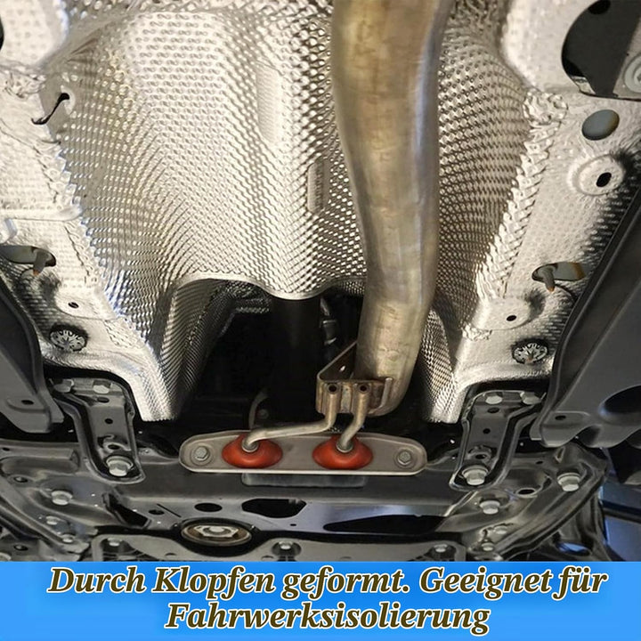 Hitzeschutz Hitzeblech Geprägte 100cm x 40cm Fahrzeug Aluminisierter Hitzeschutzblech Reparatursatz