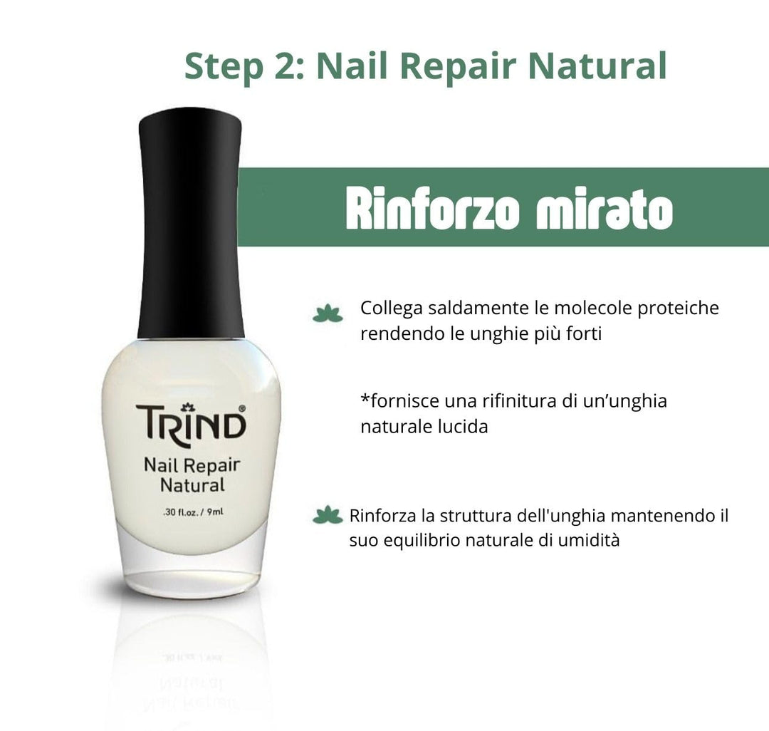 Nagelpflegeset zur Stärkung der Nägel | Nail Repair + Nail Balsam + Remover | durch halbpermanentes