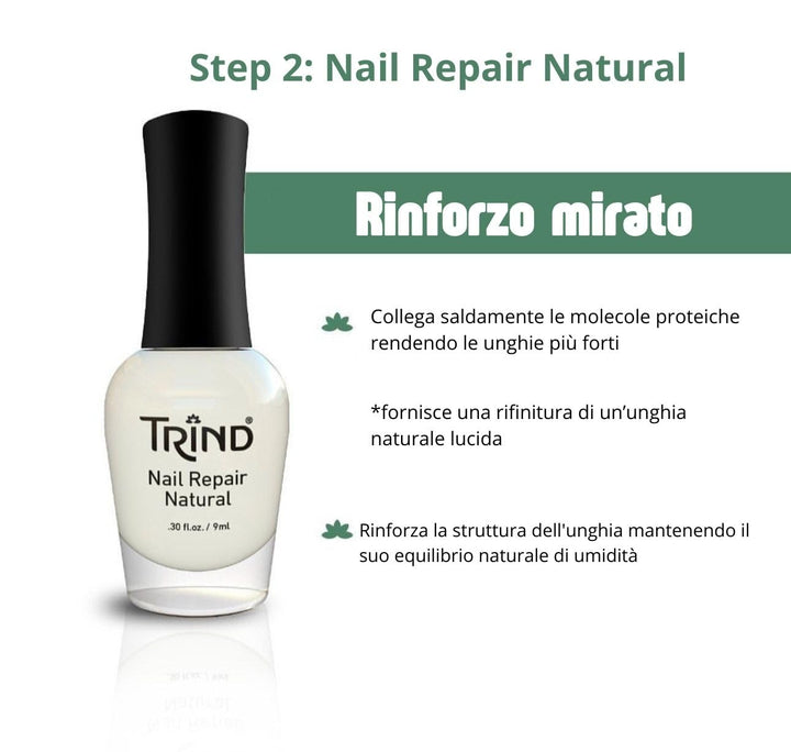 Nagelpflegeset zur Stärkung der Nägel | Nail Repair + Nail Balsam + Remover | durch halbpermanentes