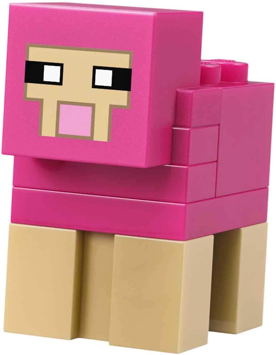 LEGO Minecraft Angriff des Magiers auf das Dorf - Modell mit Garten - 11 Figuren inkl. Maurer & Eise