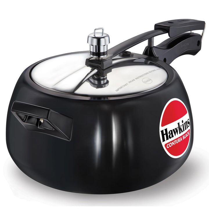 Hawkins CB50 Schnellkochtopf, harteloxiert, 5 l, Schwarz 5 Liter, 5 Liter