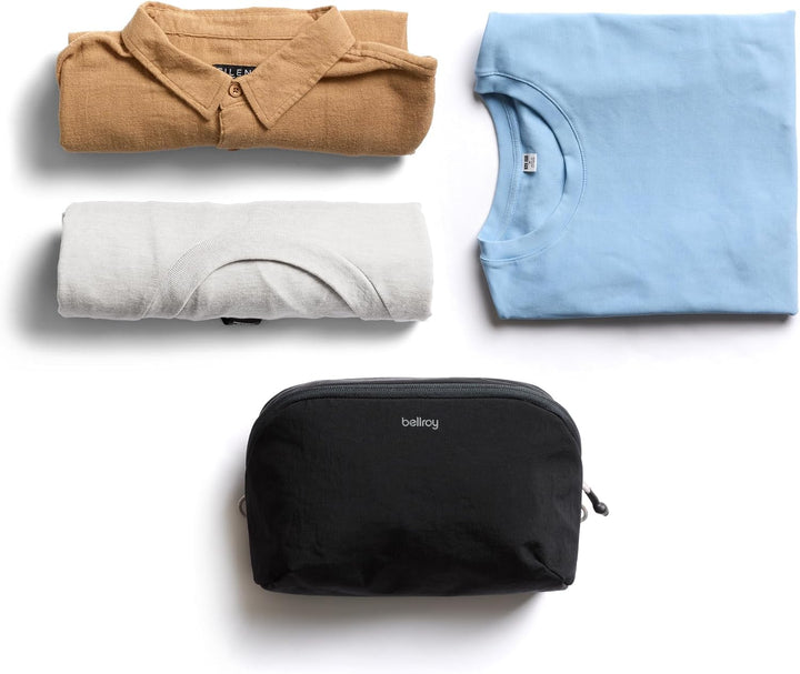 Bellroy Lite Packing Pouch 3L (Organizer-Packwürfel für Nah- und Fernreisen) - Black Schwarz, Schwar