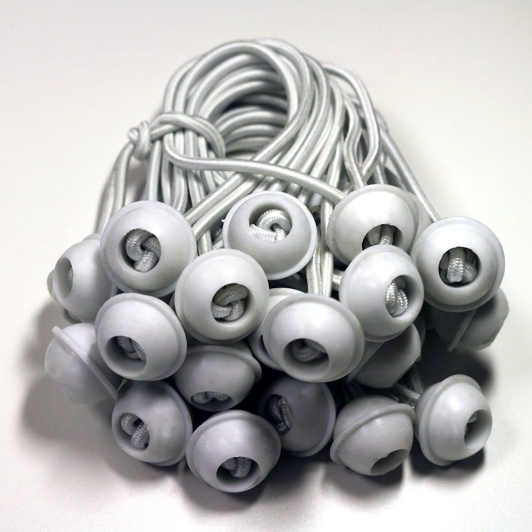 75 Stück Set Gummischlaufen Spanngummis zum Befestigen von Planen - Zeltgummis Expanderschlingen Bun