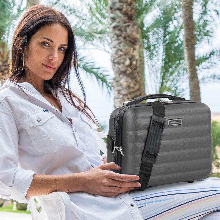 ITACA - Kosmetikkoffer Hartschale Gross, Beautycase Damen, Trolley & Handgepäck Koffer: Beauty Case