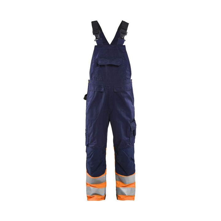 Blaklader 266218008953D92 High Vis Latzhose, Marineblau/Orange, Grösse D92