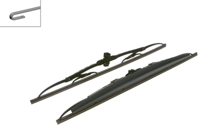 Bosch Scheibenwischer Super Plus Spoiler SP21/20S, Länge: 530mm/500mm − Set für Frontscheibe - Nur f