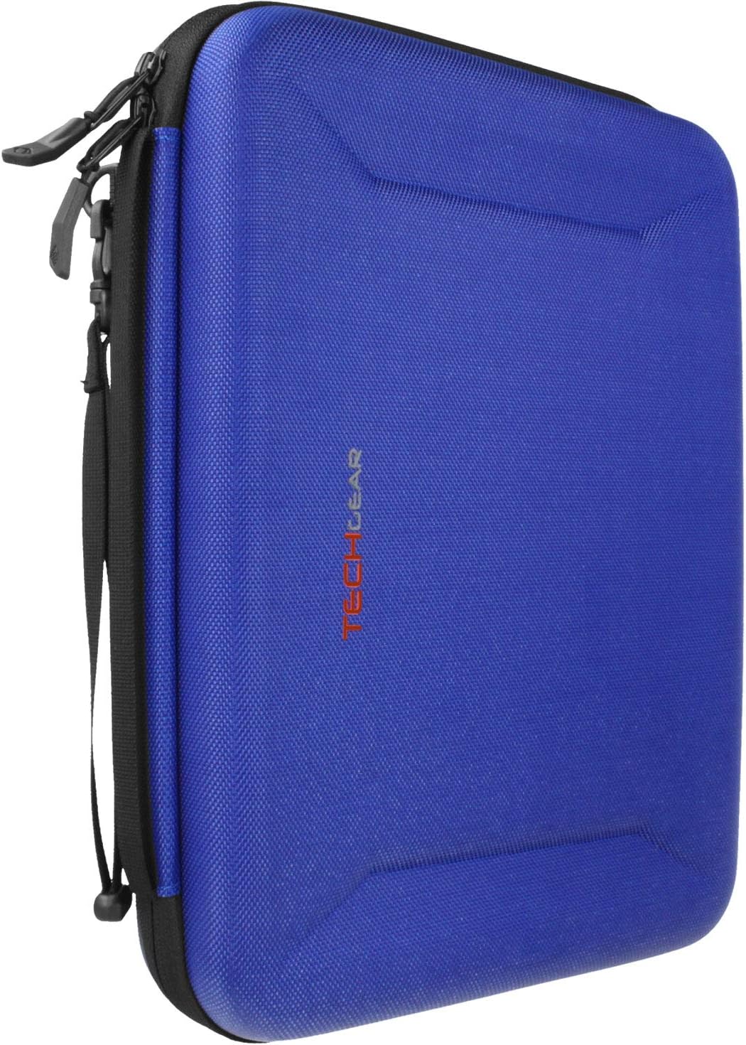 TECHGEAR Portfolio Organizer Tasche, Hartschale mit Riemen USB Kabel iPad Stift Halter und Griff Sch