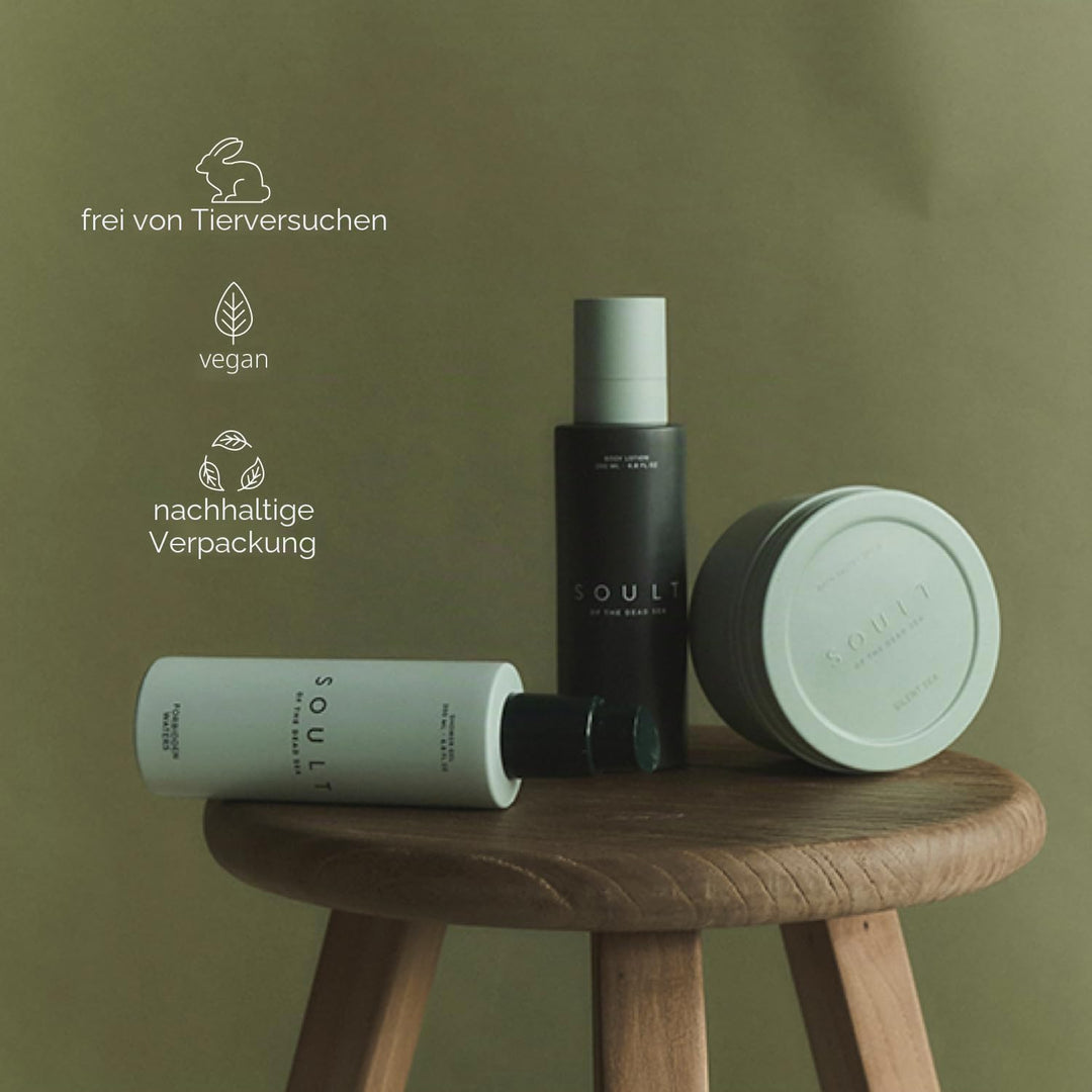 SOULT Salt Lore Körperpeeling I Salz aus dem Toten Meer I natürliche Öle und Shea butter I erfrische
