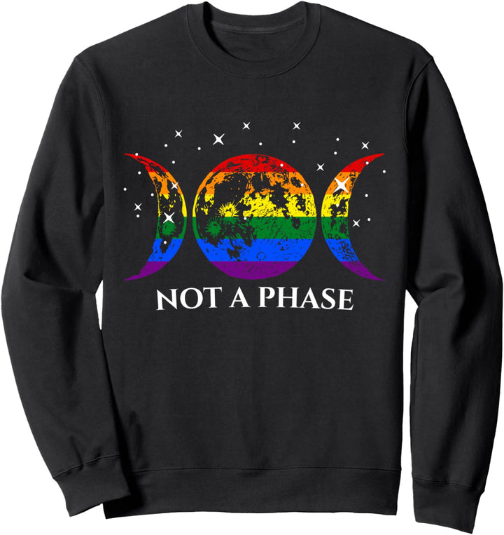 Lustige LGBT Pride Flagge Not A Phase Sweatshirt