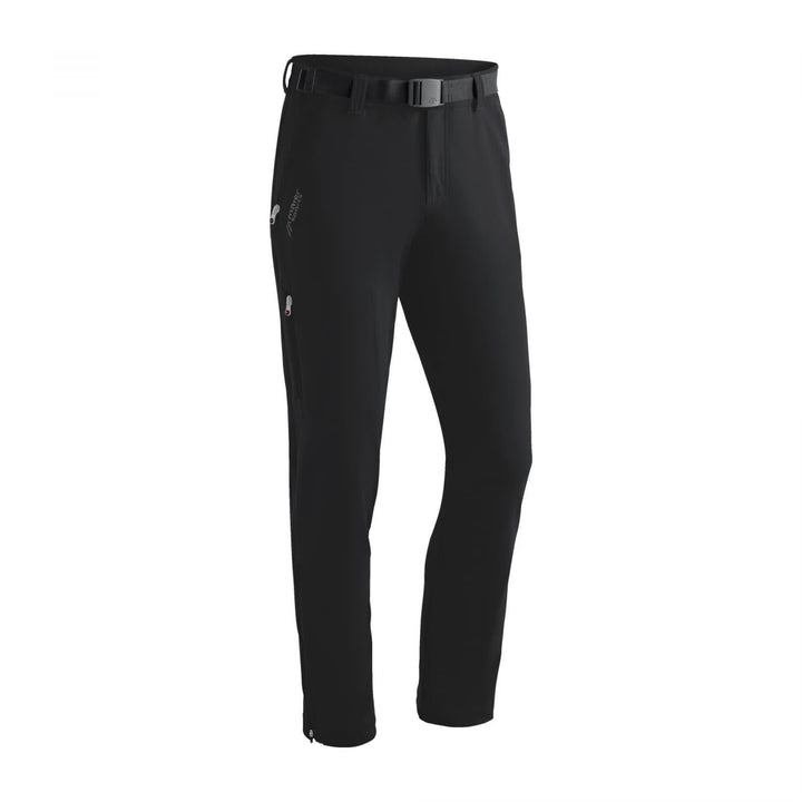 Maier Sports Herren Trekkinghose Naturno Slim, Schwarz