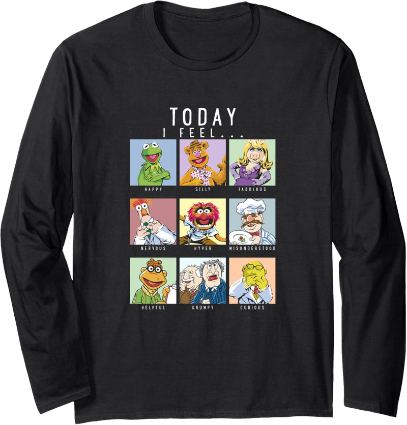 Disney Die Muppets Heute bin ich in eine Kiste gefallen Langarmshirt