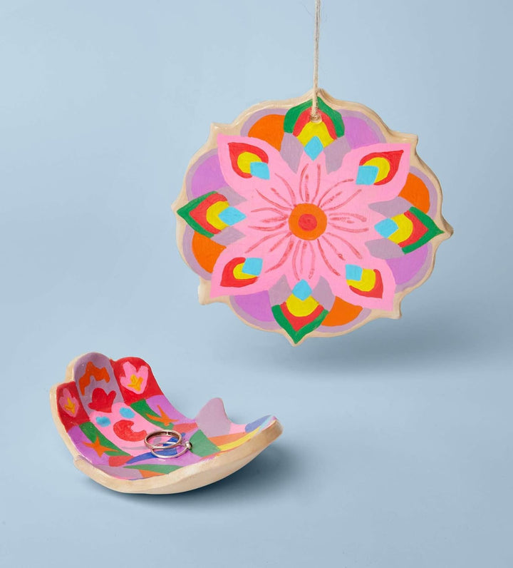 Pott'd Mini-Töpfer-Sets | Lufttrocknendes Töpferset für Erwachsene | Mit Farben, Töpferwerkzeugen un