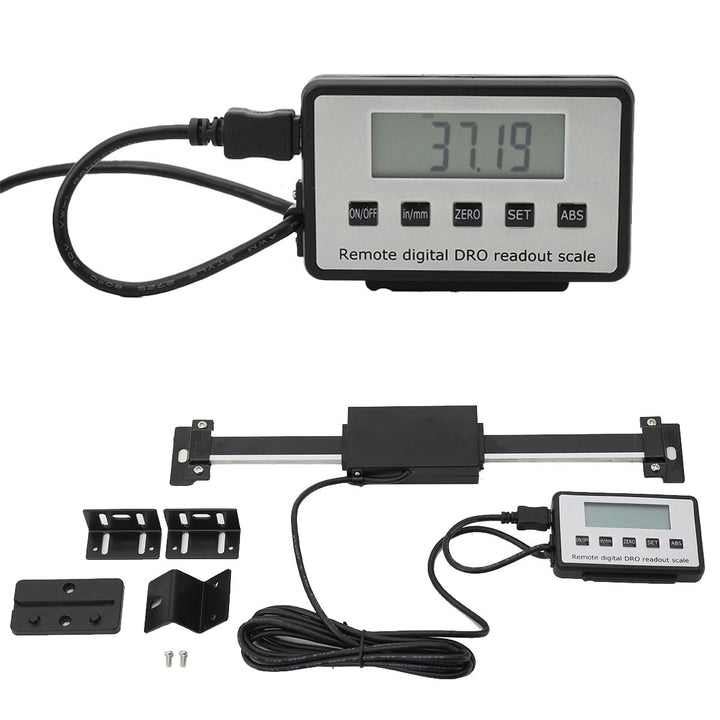 CDZHLTG Digitalanzeige Kit, 0–150 mm Digital Linearskala Anbaumessschieber Linearmassstab DRO Remote