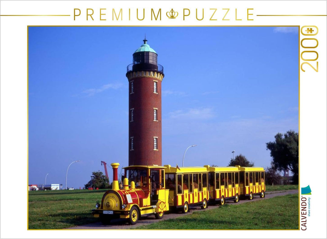 CALVENDO Puzzle Leuchtturm Cuxhaven 2000 Teile Lege-Grösse 90 x 67 cm Foto-Puzzle Bild von Lothar Re