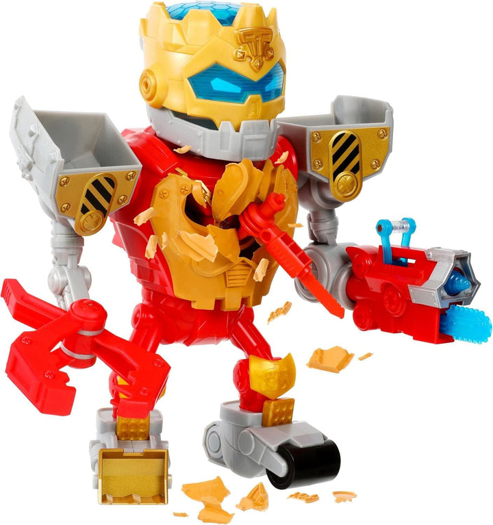 Treasure X Robots Gold Mega Treasure Bot Roboter mit Lichtern und Geräuschen; 25 spannende Abenteuer