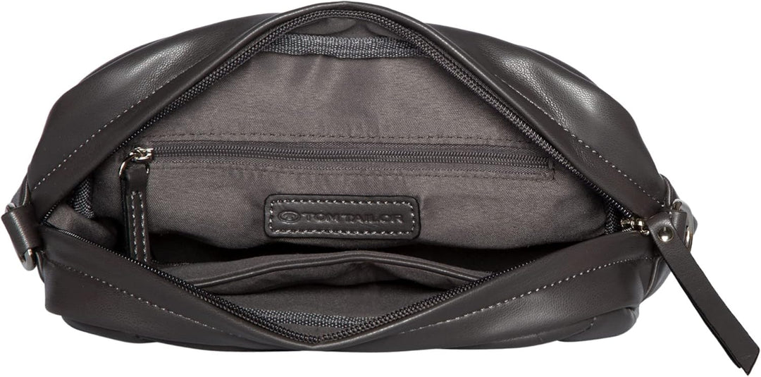 TOM TAILOR Damen Bags Yana Umhängetasche Handtasche Mittelgross Silber, Dark Grey