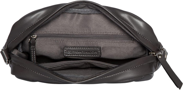TOM TAILOR Damen Bags Yana Umhängetasche Handtasche Mittelgross Silber, Dark Grey