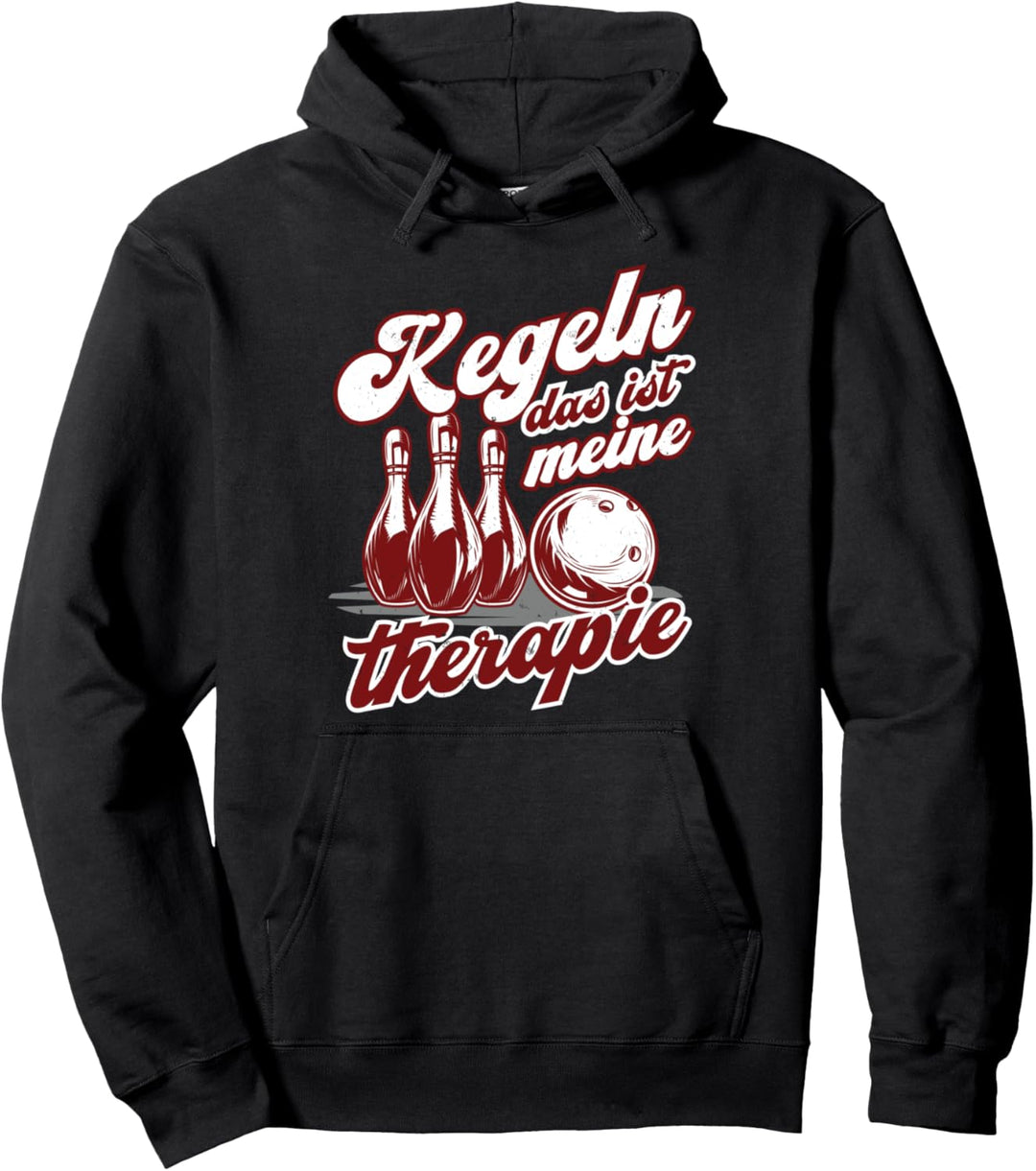 Kegeln Meine Therapie Bowling Kugel Kegel treffen Spiel Pullover Hoodie