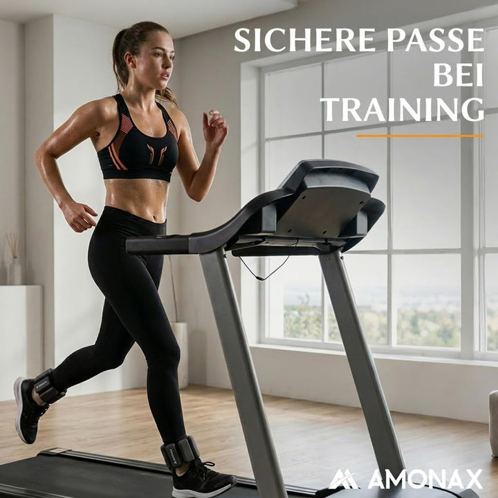 Amonax Gewichtsmanschetten Ankle Weights Set, Fitness Gewichte Für Beine Und Arme, 2x0,5kg Gewichte