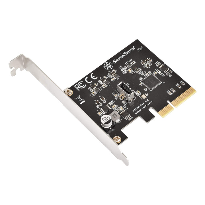 SilverStone Technology SST-ECU07 - SuperSpeed-20Gbps-Interne-USB-3.2-Type-C-Key-A-Gen-2x2-PCIe-Host-