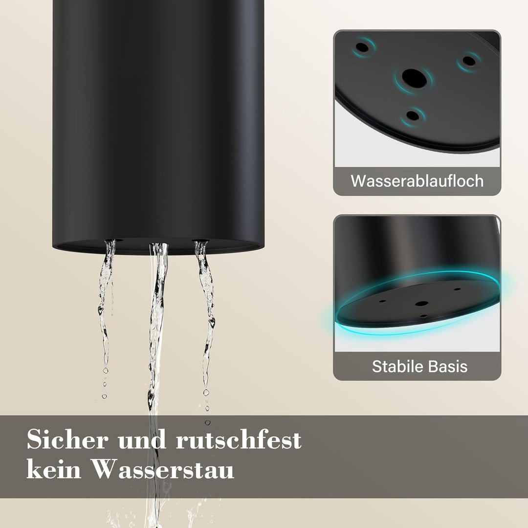 Messerblock ohne Messer, Messerblock mit Borsten Herausnehmbarer, Messerhalter Universal für 8 Messe