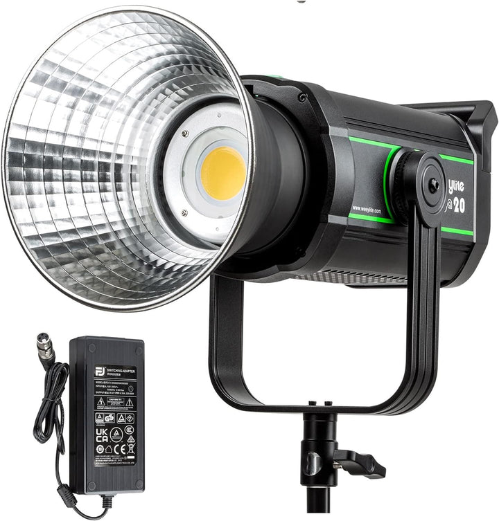 Weeylite 200W LED Videoleuchte Dimmbar 5600K LED Fotolicht Beleuchtung Set für Fotostudios, 22000LM,