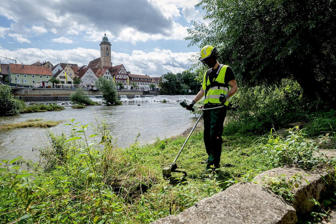 metabo Akku-Freischneider FSB 36-18 LTX BL 40 – 601611850 – 18 V – Leiser Akku-Freischneider mit Zwe