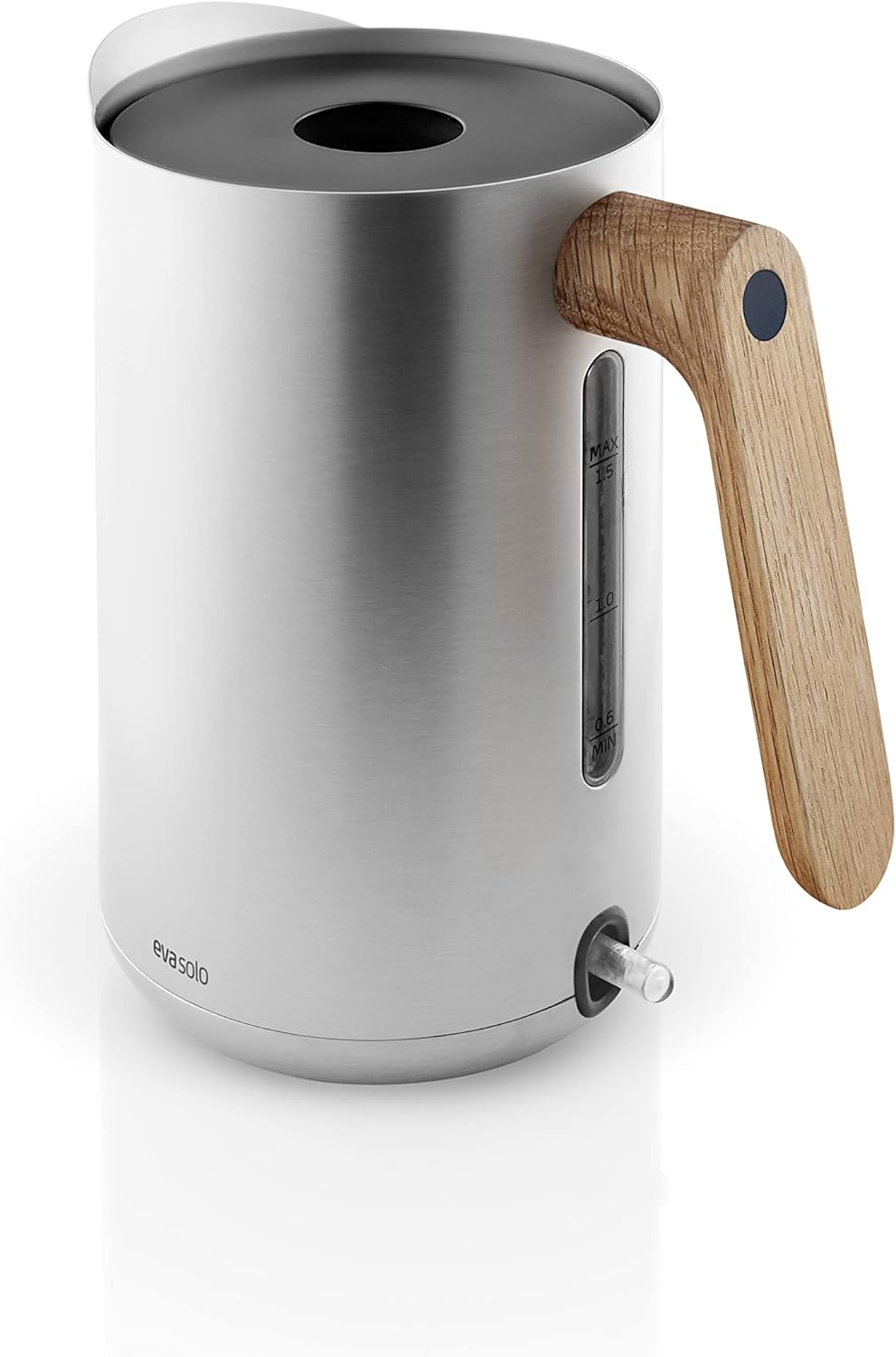 EVA SOLO | Wasserkocher 1,5l Nordic Kitchen | 100% tropffrei | 360 Grad drehbar | Pulverbesichtetem